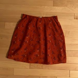 floral skirt